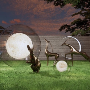 现代景观雕塑小品3D模型下载